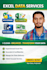 do excel data cleaning, formatting, splitting, merging