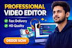 edit professional fast youtube editing