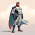 create epic cinematic superhero character art