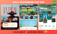 create eye catching,professional travel poster
