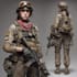 design 2d game art military character design