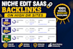 provide niche edit, link insertion saas backlinks on a high DR site