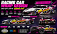 design a professional racing car wrap and livery