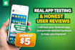 test your android app and provide honest review and feedback