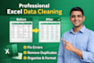 clean and format excel data