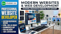 create or edit a modern, responsive wordpress website