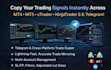 setup telegram signal copier trade copier to mt4, mt5, ctrader and ninjatrader