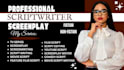 be your youtube scriptwriter, write movie script, screenplay, screenwriting