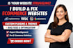 build oscommerce website plugin theme fix customize wix squarespace website