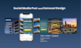 design high converting real estate social media posts and carousels