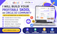 build a profiltable skool or circle so community with automation, monetization