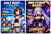 design and rig vtuber live2d model anime art style