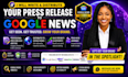 write and distribute your press release to google news