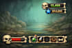 design and script a stylized skeletal roblox UI, gui with custom game interface