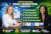 set up a high converting email markerting,getresponse,shopify speed optimisation