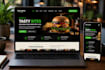 develop a modern food business website