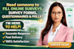 fill google form and online survey