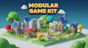 create modular 3d environment assets kit for unreal engine 5 and unity games