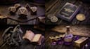 design a custom dark fantasy map and icons pack