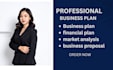 write business plan financial plan pitch deck