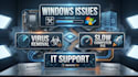 fix your computer, windows issues and more