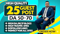 write and publish guest posts for travel and local SEO backlinks