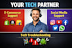 manage and fix all your ecommerce and social media tech issues