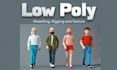model, rig and animate 3d low poly character game asset psx ps1 ps2 n64 ps3