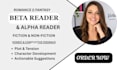 romance beta reader, erotica beta reader fantasy, alpha reader, novel critique