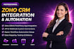 integrate zoho CRM with third party apps using API and zapier