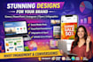 do powerpoint presentation instagram post infographics design canva flyer design