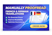 manually proofread french german ecommerce translations
