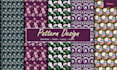 make a seamless pattern design, abstract pattern fabric, undefined pattern