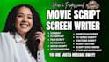 write children movie script, screenplay, film script video script or stage play