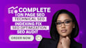 do technical SEO, website audit, gsc setup and indexing fix
