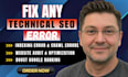 fix technical seo, website audit, crawl error, indexing and boost google ranking