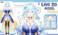 create live2d vtuber model anime vtuber commission live2d model live2d rigging