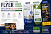 design high converting flyer, door hanger, rack card and postcard