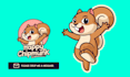 design a cute kawaii cartoon mascot logo