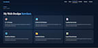 design and develop a modern, professional webpage