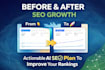 do ai SEO audit and strategy with actionable recommendations