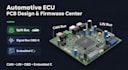 design automotive ecu pcb and can lin obd embedded firmware
