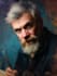 create real hand made oil painting portrait on canvas