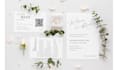 design elegant wedding invitation and stationery