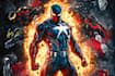 design stylish superhero character