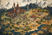fantasy map illustration for map