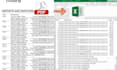 convert bank statement from PDF to CSV, excel