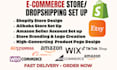 setup your ecommerce dropshipping store on shopify amazon or tiktok