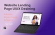 do website ui ux design, figma website design and website ui ux