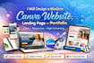 design high converting canva ugc portfolio website canva landing page design